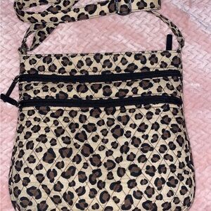 Vera Bradley Leopard Print Crossbody Bag